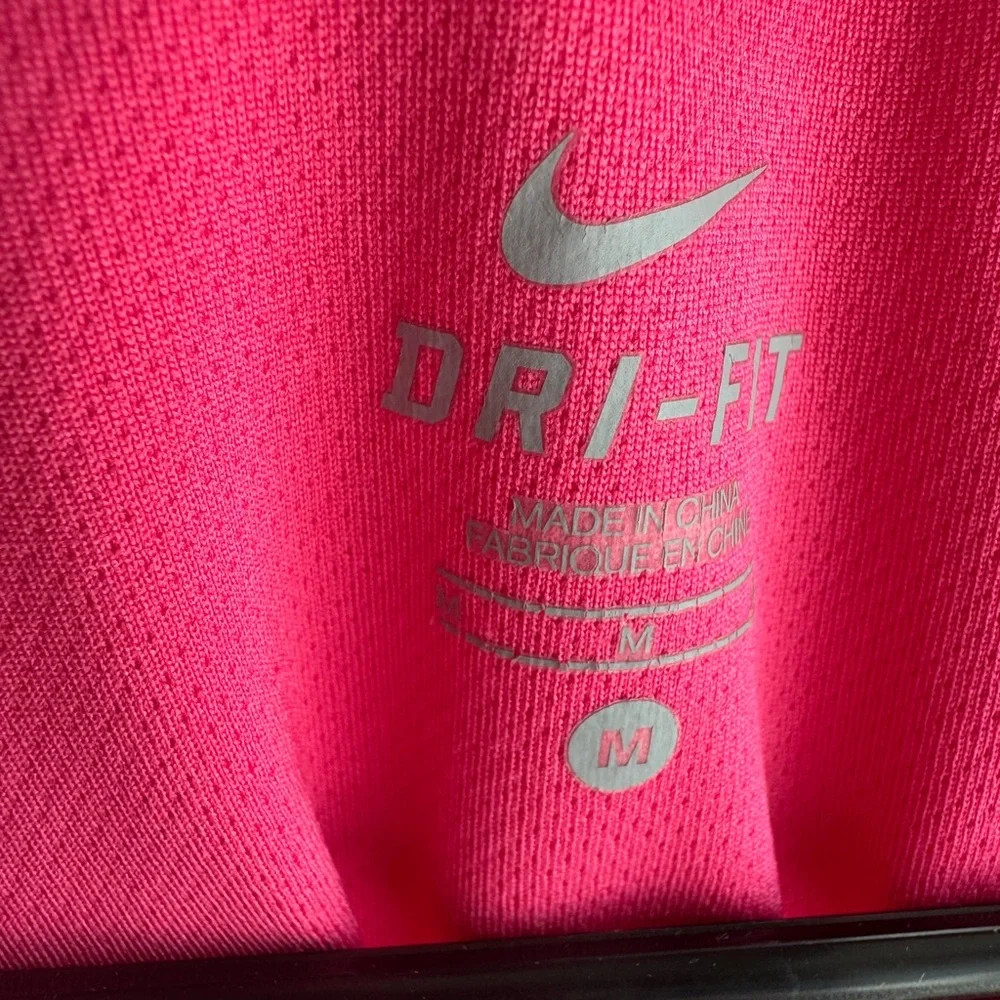 NIKE DRI FIT FUSCHIA PINK TOP - Picture 4 of 5